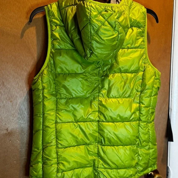 Tangerine Lime Green Puffer Vest - Picture 8 of 8